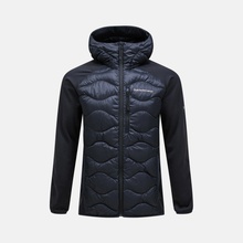Peak Performance bunda HELIUM DOWN HYBRID HOOD čierna