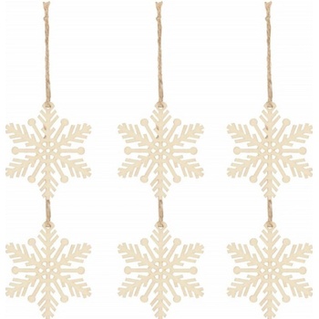 SPRINGOS A0770 C DREVENÁ DEKORÁCIA 6 KS.