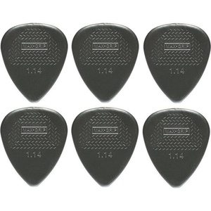 Dunlop 449R 1.14 Max Grip Standard 6 Перце за китара (449R114-6PACK-SET)