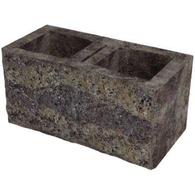 DITON Okrasná tvárnice jednostranná A 390x195x190 mm pískovo-hnědá