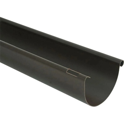 Marley Okapový žlab půlkulatý RG 100 mm hnědá barva 1m