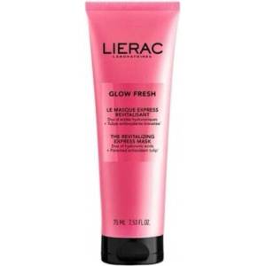 LIERAC Озаряваща бърза маска за лице с хиалурон, Lierac Glow Fresh The Revitalizing Express Face Mask with Hyaluronic Acid 75ml
