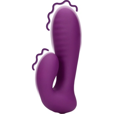 Loveline Ултра мек силиконов вибратор за g-точка - Орхидеево лилаво