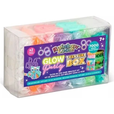 Kensho Rainbow Loom: Комплект за изработка на светещи в тъмното гривни (B0349)