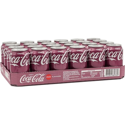 Coca Cola Cherry plech 24 x 330 ml