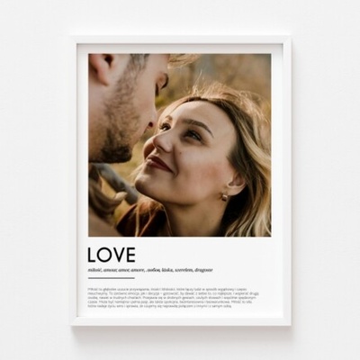 Plagát Definition of love 70x100 - 99118