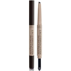 Wibo Молив за вежди 2 в 1 Eyebrow System, 02, 2 g