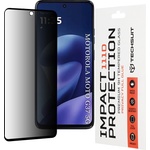 Techsuit Стъклен протектор за Motorola Moto G37 / G37 Power / G47 - 111D Privacy Full Glue - Techsuit - Черен