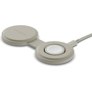 Satechi OntheGo 2-in-1 Wireless Charger - Sand (ST-QTG21W) - istyle