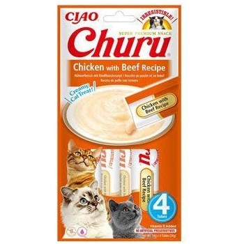 INABA Churu Chicken with Beef Recipe 4 x 14 g