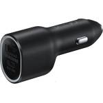 Samsung Самостоятелно зарядно за кола Samsung EP-L4020NBEGEU USB-C / USB-A 40W Fast Charging, черно (EP-L4020NBEGEU)