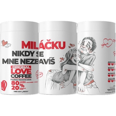 Fixi Coffee Miláčku nikdy se mě nezbavíš výběrová káva jemně mletá 150 g