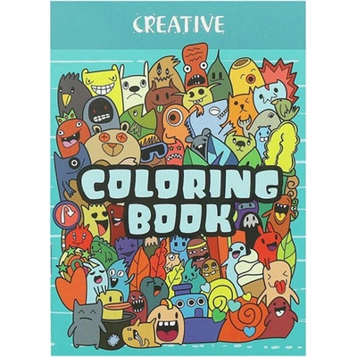 Vymaľovánky A6 mini Monsters