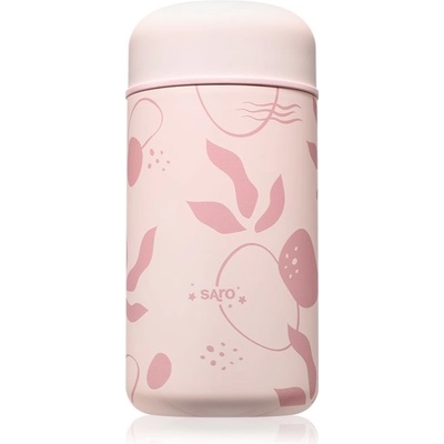 Saro Baby nerezová termoska na jídlo 500 ml Pink