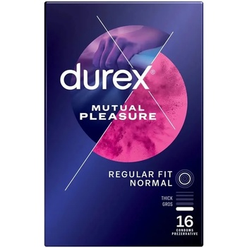 Презервативи, двойно удоволствие, 16 броя - Durex Mutual Pleasure (DUREX01009-1)