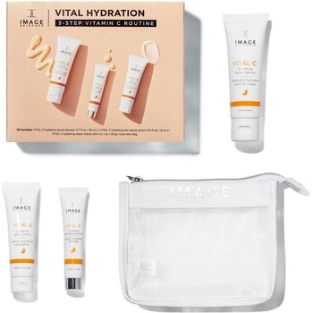 IMAGE Skincare Комплект за дълготрайна хидратация на кожата с витамин С IMAGE Skincare Vital Hydration 3-Step Vitamin C Routine Travel Trial Kit (TK-202)