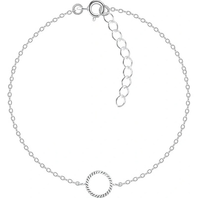 Luminosa stříbrný náramek KRUH SB-008
