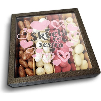 Sablio Mandle v čokoláde Skvelá sestra 4 x 80 g