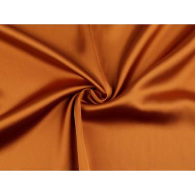 Prima-obchod Satén splývavý Rose, barva 15 (33) (180 g/m²) měděná
