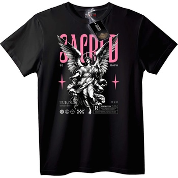 NOONEBRAND Тениска Свещен Ангел - XS, White