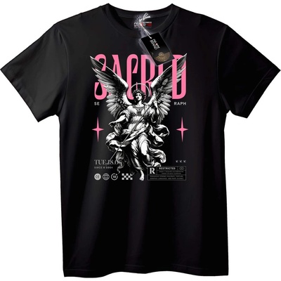 NOONEBRAND Тениска Свещен Ангел - XS, White