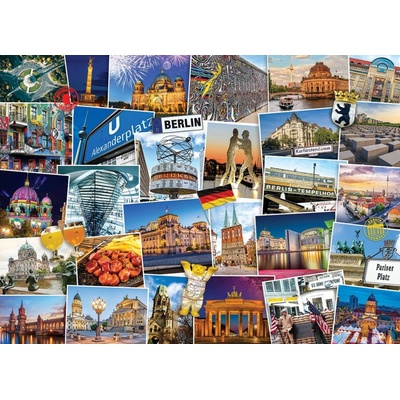 EUROGRAPHICS Světoběžník Berlín 1000 dílků