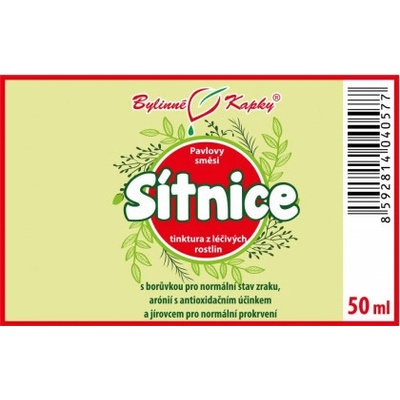 Bylinné kapky Regenerace oční sítnice kapky tinktura 50 ml