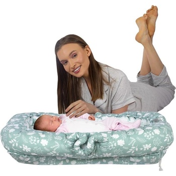 Sevibaby Легло за новородено Цвят ЗЕЛЕНИ ЛИСТА (274-92)