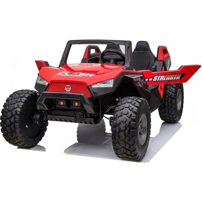 Mamido Elektrické autíčko buggy Clash 24V 4*200W 16km/h 60kg 2x12V14Ah červené