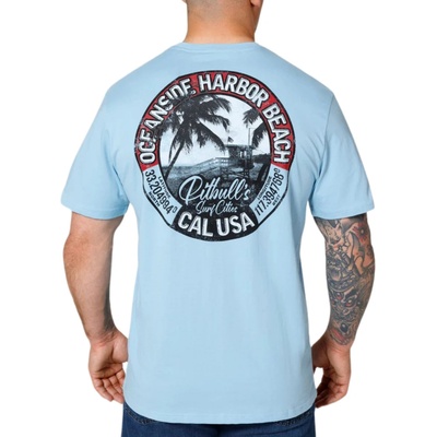 PitBull West Coast tričko pánske Oceanside light blue