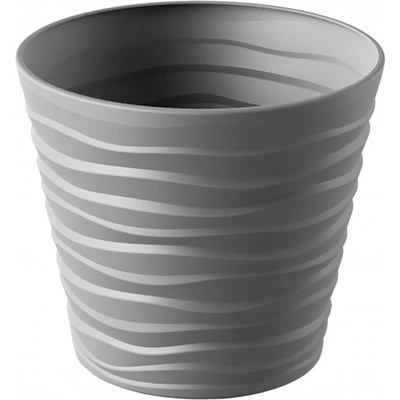 Gardino Květináč BORA 30 cm šedý