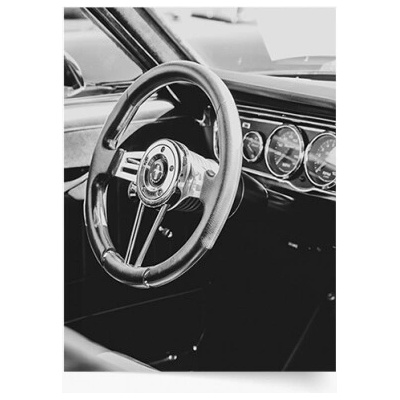 Plagát Autá: Interiér Mustang 70x100 - 96085