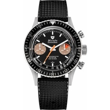 Nivada Grenchen Chronomaster White Orange Boy Inter. Bezel - Manuálne - Rubber tropic