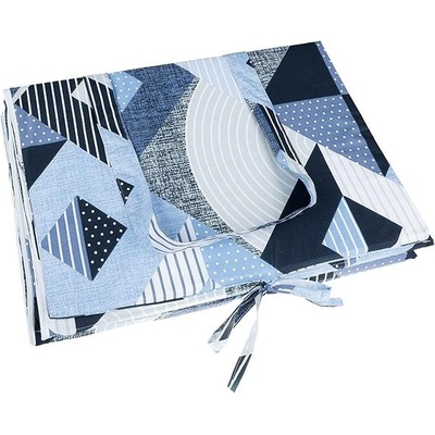 Bellatex Geometrie modrá 55 x 195 cm