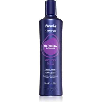 Fanola Wonder No Yellow Extra Care Shampoo šampon neutralizující žluté tóny 350 ml