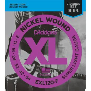 Image 1 of D'Addario EXL120-7 Струни за електрическа китара (EXL120-7)