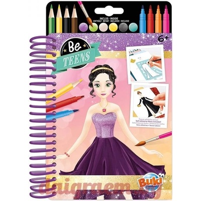 Buki France Моден скицник Вечерни тоалети buki cm102 (bkcm102)