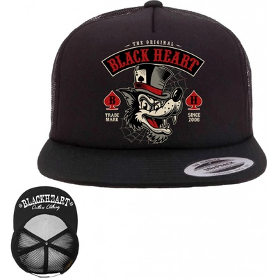 BLACK HEART WOLF kids černá