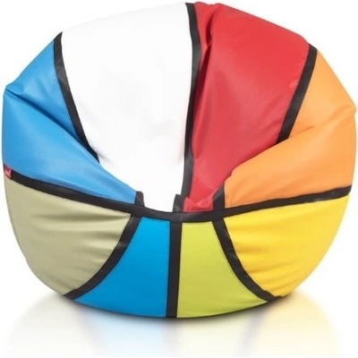 TiaHome basketbalová farebná lopta ekokoža