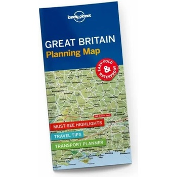 Lonely Planet Great Britain Planning Map