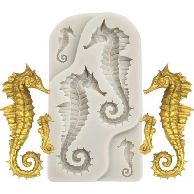 Cakesicq Silikonová formička mořský koník 12,5x6,5cm