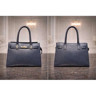 Max Original Leather Dámska kožená kabelka blue 11