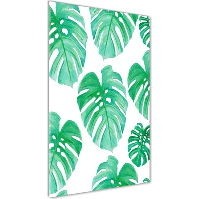 Vertikálny fotoobraz na skle Monstera 50x100 cm
