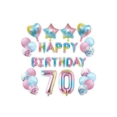 Balónkový set HB duhový číslo 70