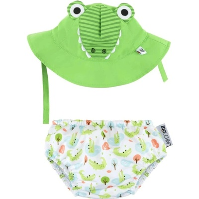 Zoocchini UV Set klobúčik a plavky Krokodíl
