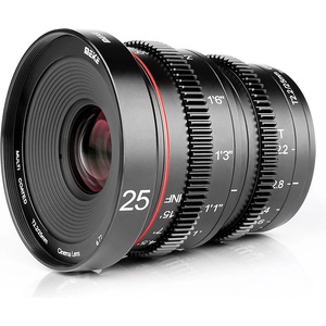 Meike Кино обектив Meike MK 25mm T2.2 за Canon RF Обективи