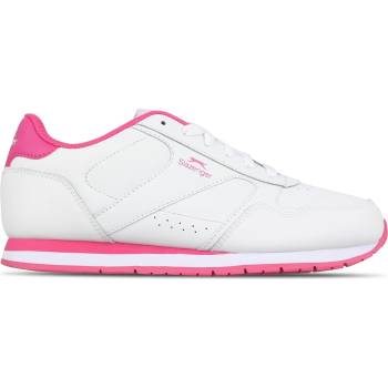 Image 1 of Slazenger Юношески маратонки Slazenger Classic Trainers Juniors - White/Cerise