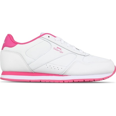 Slazenger Юношески маратонки Slazenger Classic Trainers Juniors - White/Cerise