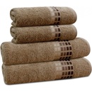 Jahu Ručník Osuška Darwin Světle hnědá 50 x 100 cm