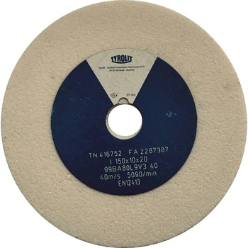 Tyrolit Brusný kotouč plochý 150 x 10 x 20 mm 99BA80L9V40 T416752